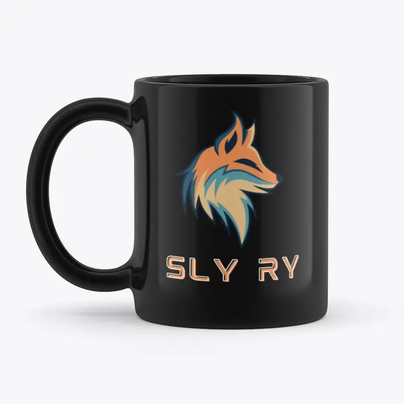 Sly Ry All Black Mug